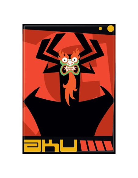 Imán Ata-Boy Samurai Jack Aku 6.35 x 8.89 cm Multicolor Imán Ata-Boy Samurai Jack Aku 6.35 x 8.89 cm Multicolor