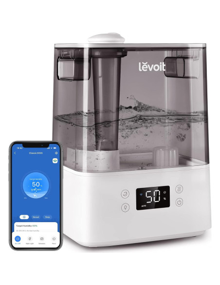 Humidificador Inteligente LEVOIT OasisMist 1000S 10L y Difusor 6L Humidificador Inteligente LEVOIT OasisMist 1000S 10L y Difusor 6L