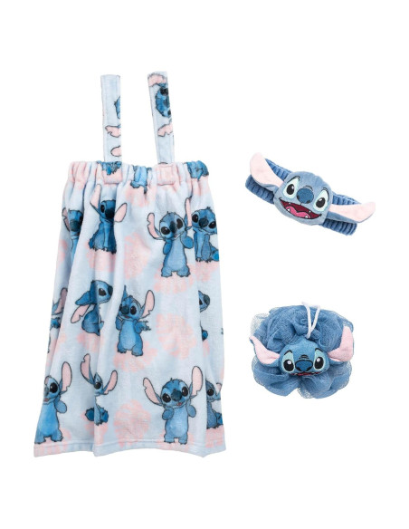 Set de Spa y Baño Lilo y Stitch Jay Franco 3 Piezas Microfibra Set de Spa y Baño Lilo y Stitch Jay Franco 3 Piezas Microfibra
