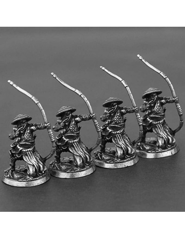 Conjunto de Juguetes Samurai CAULYS - 12 Muñecas de Cobre