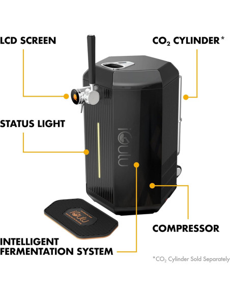 Cervecero Automático iGulu F1 3.8L Control Temperatura y Presión Cervecero Automático iGulu F1 3.8L Control Temperatura y Presión