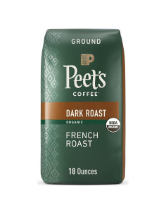 Café Molido Orgánico Tostado Oscuro Peet's 18 Onzas