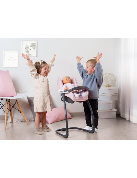 Silla Alta 3-en-1 para Muñecas Smoby Maxi-COSI Rosa Silla Alta 3-en-1 para Muñecas Smoby Maxi-COSI Rosa
