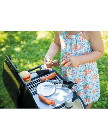 Parrilla BBQ Smoby con Accesorios 18 Piezas - 50 cm