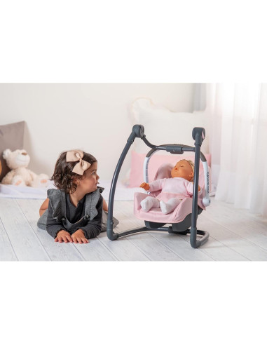 Silla Alta 3-en-1 para Muñecas Smoby Maxi-COSI Rosa