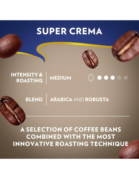 Café en Grano Lavazza Super Crema 1 kg Tostado Medio Espresso Café en Grano Lavazza Super Crema 1 kg Tostado Medio Espresso
