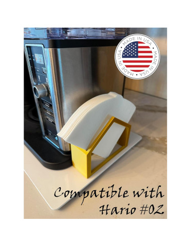 Soporte para Filtros de Café DAM Merch V60 Oro - 80 Filtros