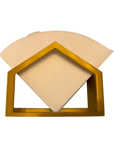 Soporte para Filtros de Café DAM Merch V60 Oro - 80 Filtros