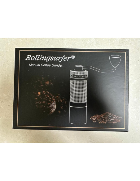 Molino de Café Manual Rollingsurfer C1 - Ajuste Externo, 20g Molino de Café Manual Rollingsurfer C1 - Ajuste Externo, 20g