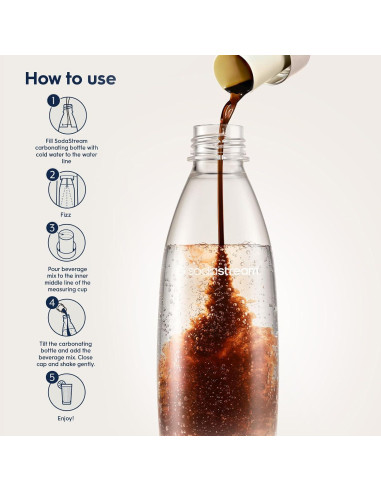 SodaStream Estilo Fuente Cola Dietética Sin Cafeína 0.45kg