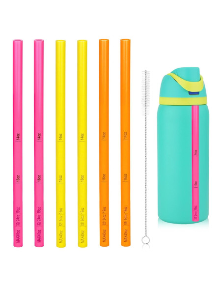 6 Popotes Reemplazo PEUTIER para Owala FreeSip 24oz 32oz 6 Popotes Reemplazo PEUTIER para Owala FreeSip 24oz 32oz