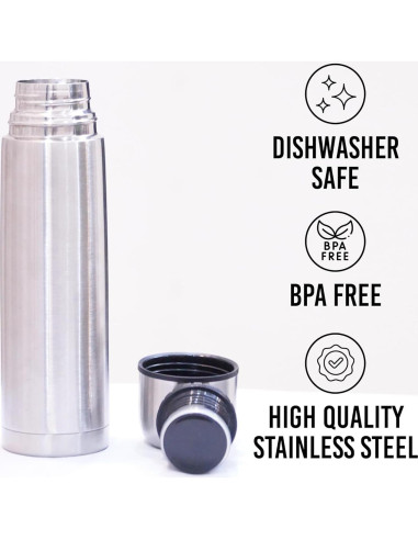 Termo de Café Fijoo Acero Inoxidable 1000ml Aislante Triple Pared
