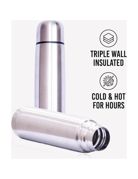 Termo de Café Fijoo Acero Inoxidable 1000ml Aislante Triple Pared Termo de Café Fijoo Acero Inoxidable 1000ml Aislante Triple Pared
