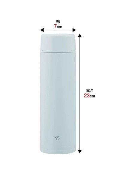 Botella de Agua Zojirushi SM-GA60-HL 600ml Acero Inoxidable Gris Botella de Agua Zojirushi SM-GA60-HL 600ml Acero Inoxidable Gris