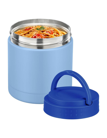 Termo de Sopa Aislado HWONMTE 298ml Boca Ancha Azul Termo de Sopa Aislado HWONMTE 298ml Boca Ancha Azul
