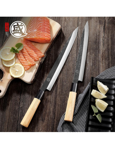 Cuchillo de Sashimi MITSUMOTO SAKARI 27.94 cm Acero Tungsteno