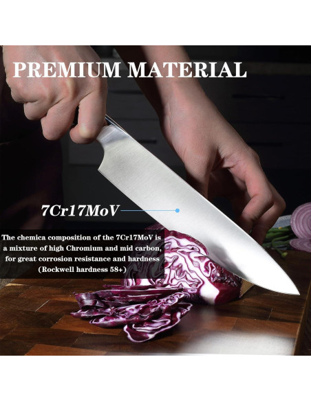 Cuchillo de Chef PAUDIN 20.32 cm Acero Inoxidable Forjado Cuchillo de Chef PAUDIN 20.32 cm Acero Inoxidable Forjado