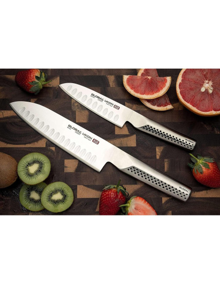 Conjunto de Cuchillos Global Ukon 6 Piezas Acero Japonés Conjunto de Cuchillos Global Ukon 6 Piezas Acero Japonés