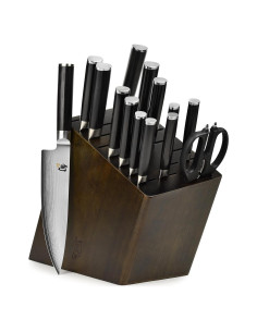 Conjunto de Cuchillos Shun Classic 15 Piezas Damasco