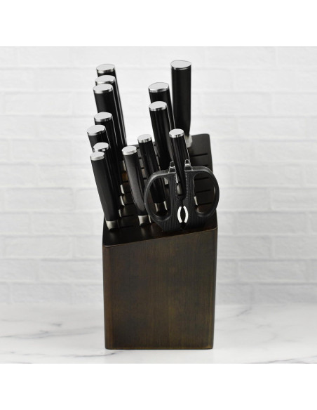 Conjunto de Cuchillos Shun Classic 15 Piezas Damasco Conjunto de Cuchillos Shun Classic 15 Piezas Damasco