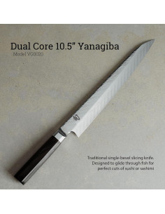 Cuchillo Yanagiba Shun Dual Core 26.67 cm para Sushi 2