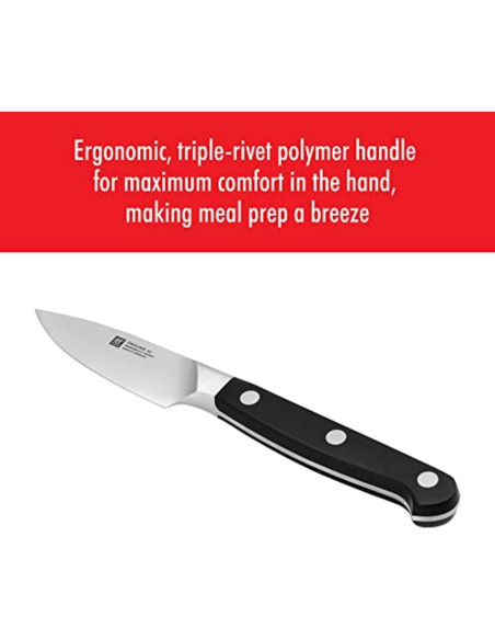 Cuchillo de Pelar Zwilling Pro 7.62 cm HENCKELS Negro Cuchillo de Pelar Zwilling Pro 7.62 cm HENCKELS Negro