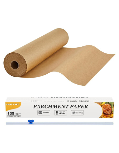 Rollo de Papel Pergamino SMARTAKE 38 cm x 33 m Antiadherente Rollo de Papel Pergamino SMARTAKE 38 cm x 33 m Antiadherente