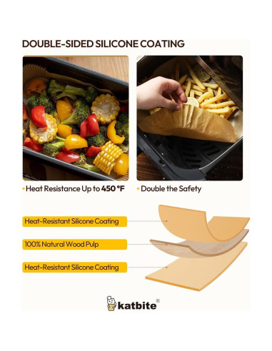 Papel de Parchment Sin Blanquear Katbite 38.1x64m + 100 Forros 20.3x14cm