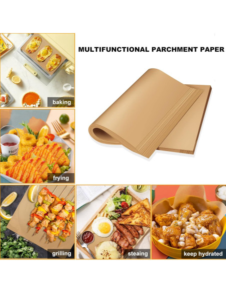 200 Hojas de Papel Pergamino Pre-cortado 23x33cm HOFHTD 200 Hojas de Papel Pergamino Pre-cortado 23x33cm HOFHTD