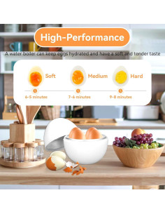 Cocinador de Huevos Duros Cyrank para Microondas 4 Huevos 2