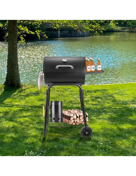 Parrilla de Carbón Kendane CA-30 con Estante Lateral 322.6 cm Parrilla de Carbón Kendane CA-30 con Estante Lateral 322.6 cm
