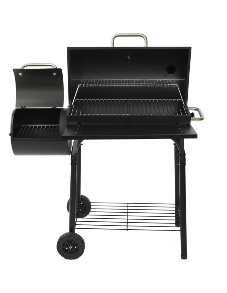 Parrilla de Carbón con Ahumador Offset SUNLIFER 3316 cm Parrilla de Carbón con Ahumador Offset SUNLIFER 3316 cm