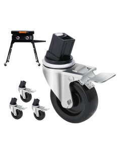 Ruedas Giratorias de 7.6 cm con Freno para Soporte Blackstone