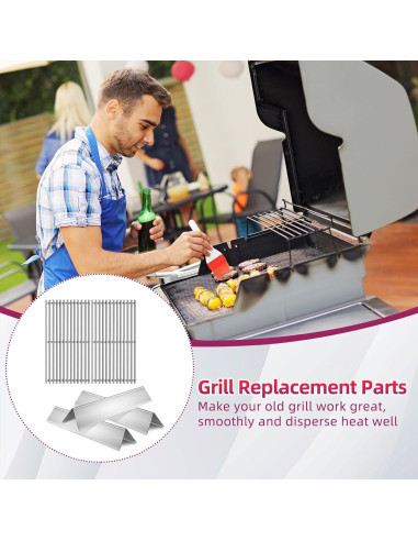 Parrillas de Acero Inoxidable Weber Spirit 200 Series 2-pack