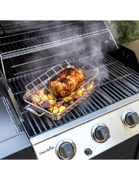Soporte para Asar Pavo y Costillas KAMaster Acero Inoxidable Soporte para Asar Pavo y Costillas KAMaster Acero Inoxidable
