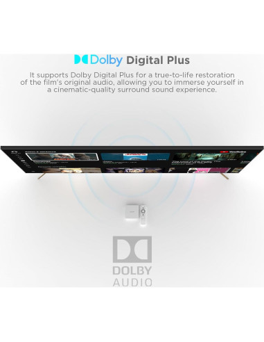 Caja de TV Inteligente KICKPI KP1 4K Android 11 2GB RAM 32GB