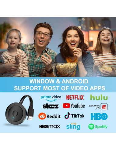 Adaptador HDMI Inalámbrico 4K SOCLLLife para iPhone y Android