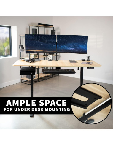 Marco de Escritorio Eléctrico VIVO DESK-100E-RB Ajustable 70.1-116.3 cm