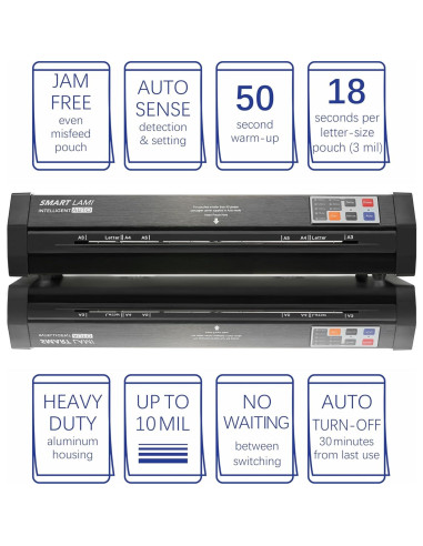 Máquina Laminadora SINCHI C435H 13" Auto Sense 3-10 mil