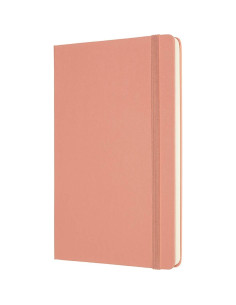 Moleskine Logbook Grande Tapa Dura Rosa Coral 160 Páginas Puntos 2