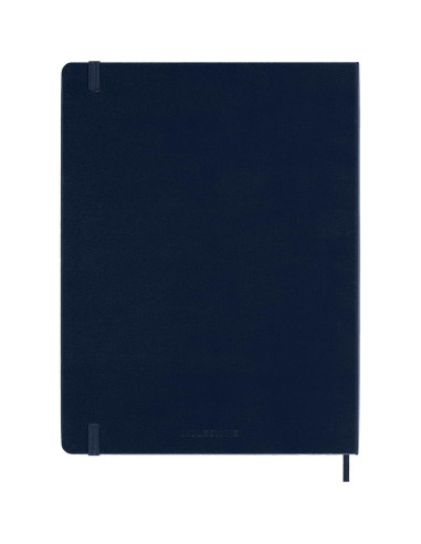 Cuaderno Moleskine Clásico XL Liso Azul Zafiro 192 Páginas