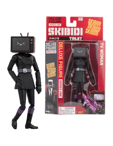 Figuras Coleccionables Deluxe Skibidi Toilet - Paquete de 4