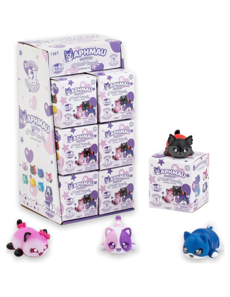 Figuras de Misterio MeeMeow Aphmau - Serie 5, Paquete de 6 Figuras de Misterio MeeMeow Aphmau - Serie 5, Paquete de 6