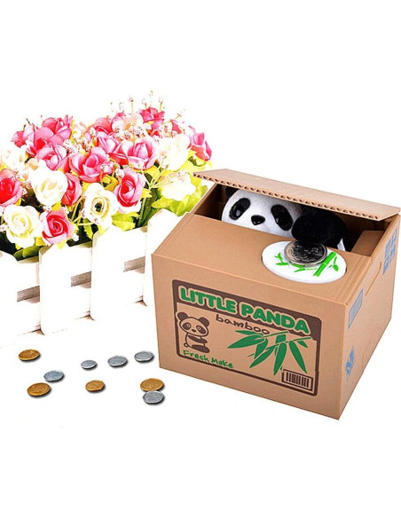 Alcancía Electrónica Panda Alimitopia - Caja de Ahorro Infantil Alcancía Electrónica Panda Alimitopia - Caja de Ahorro Infantil