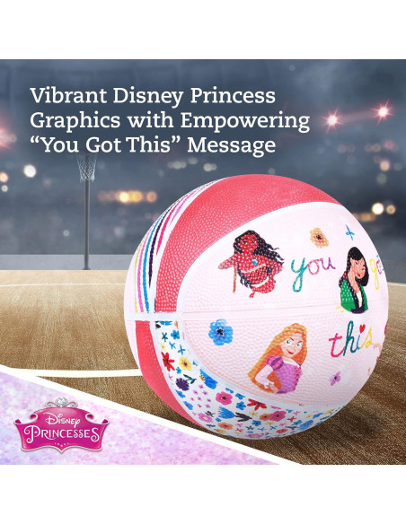 Balón de Baloncesto Capelli Sport Princesas Disney Tamaño 6 Balón de Baloncesto Capelli Sport Princesas Disney Tamaño 6