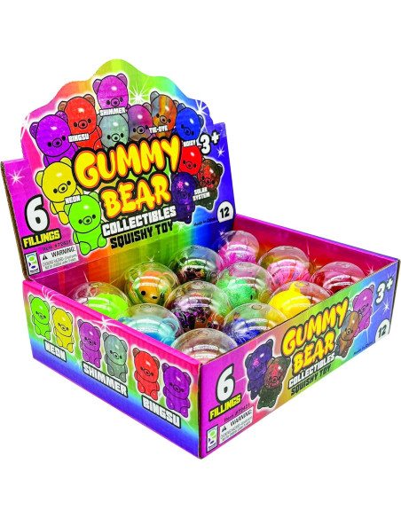 Juguetes Squishy Ositos de Goma Raymond Geddes - Paquete 12 Juguetes Squishy Ositos de Goma Raymond Geddes - Paquete 12