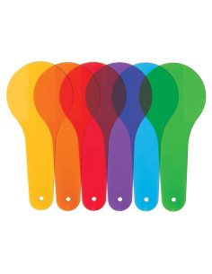 6 Paletas de Color Transparentes Junfamilee para Educación Artística