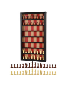 Juego de Ajedrez de Madera Vertical Wahartoly 72.4x39.1cm