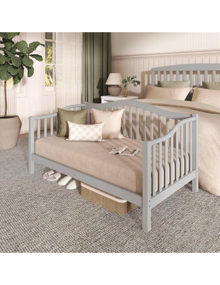 Cama de Día para Niños Dream On Me Austin Gris Pebble Cama de Día para Niños Dream On Me Austin Gris Pebble