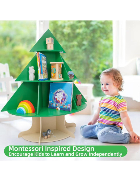 Estantería Infantil WOOD CITY en Forma de Árbol, 4 Niveles Estantería Infantil WOOD CITY en Forma de Árbol, 4 Niveles